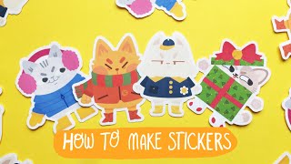 How to make stickers | Cats with coats sticker set screenshot 5