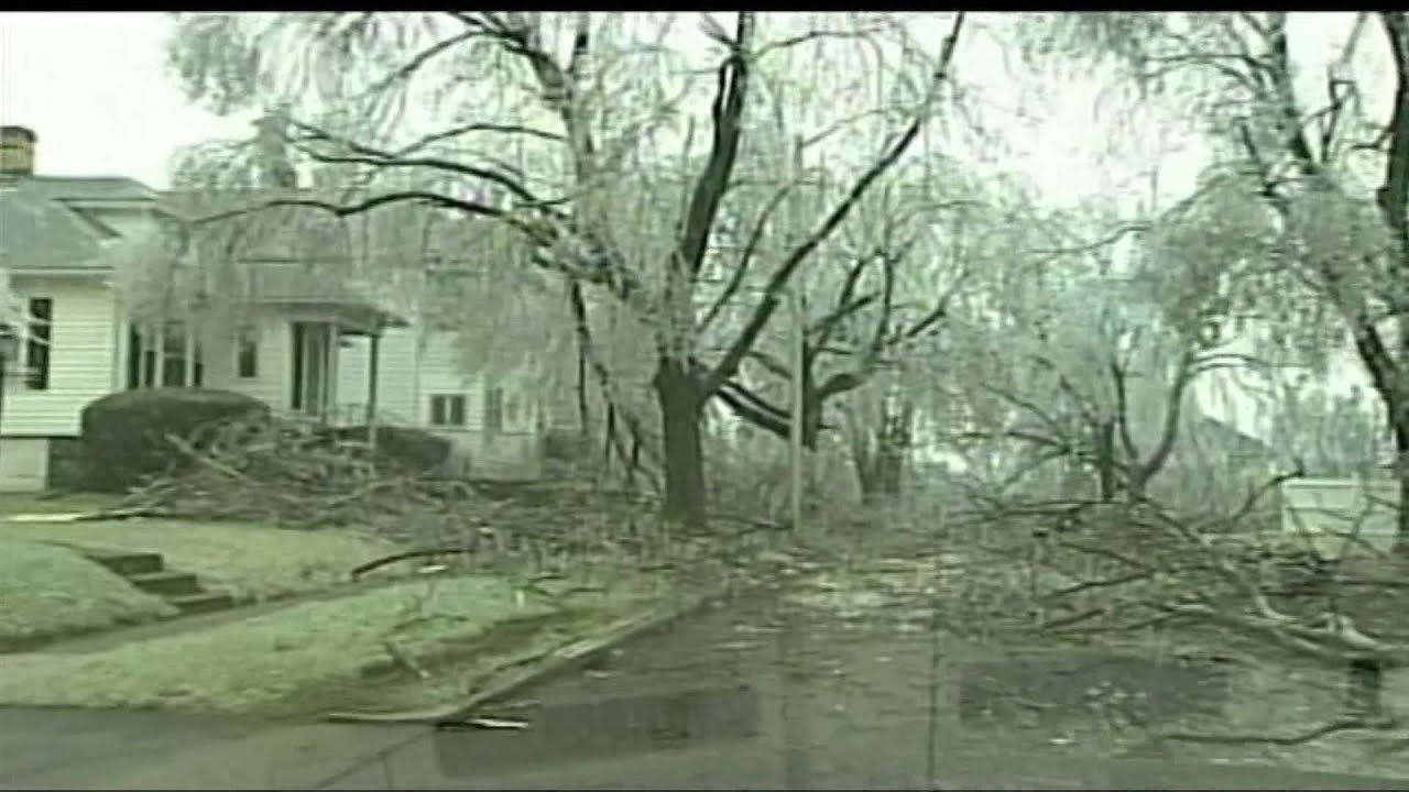 Look back: Devastating ice storm of 2008 - YouTube