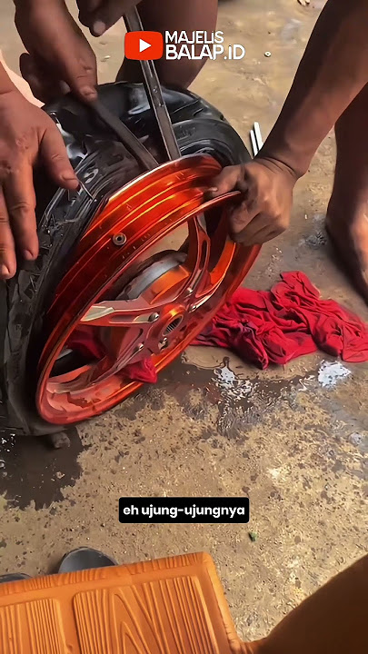 Wheel damaged due to mechanical damage‼️ #mechanic #presswheel #wheelracing