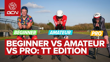 Beginner vs. amateur vs. profwielrenner | Tijdriteditie