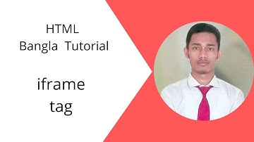 HSC ICT HTML Bangla tutorial 33  ||  How to add video in website using  iframe tag.
