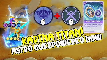 KARINA TITAN!! ASTRO OVERPOWERED WITH META LING COMMANDER | MAGIC CHESS GOGO