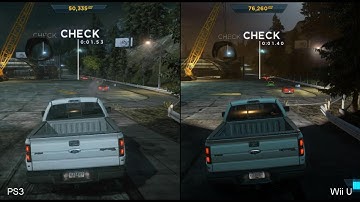 Need for Speed: Most Wanted Wii U vs. PS3 Comparison Video