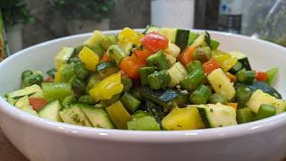 Easy garlic vegetable recipe | Makes an excellent side dish to any meal!