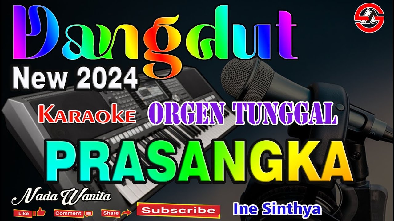 Prasangka - Ine Sinthya || Karaoke (Nada Wanita) Dangdut Orgen Tunggal Full Lirik
