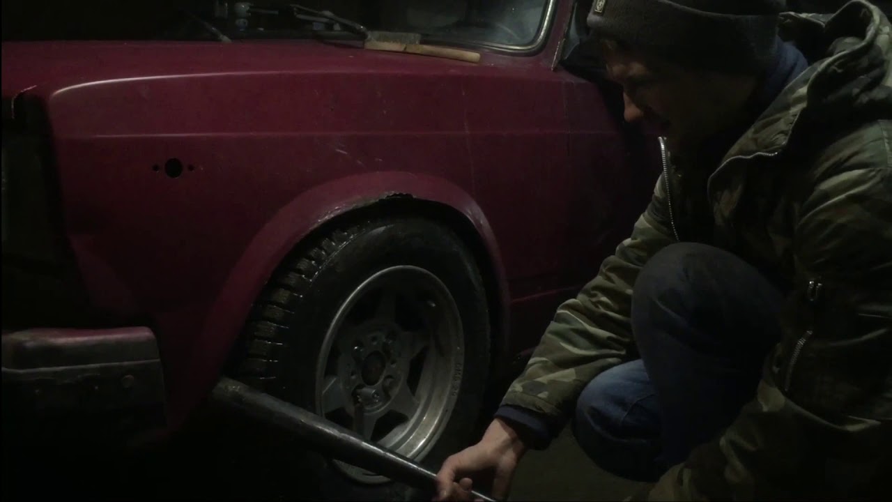 как раскатать арки битой , раскатка арок битой , ваз2105 - YouTube