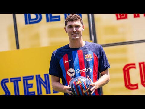 CHRISTENSEN'S FIRST TOUCHES AS A BARÇA PLAYER IN HIS OFFICIAL PRESENTATION ⚽💙❤️