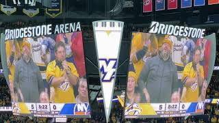 4K.   Video -  The Nashville Pred' s - Bridgestone arena in Nashville Tennessee.