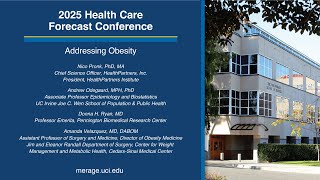 2025 Health Care Forecast Conference | Addressing Obesity: Emerging Interventions