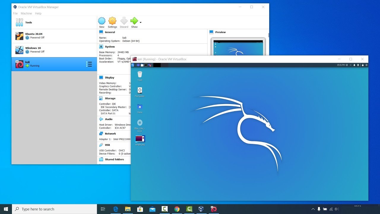 How to Install Kali Linux 2020.1b in VirtualBox on Windows 10