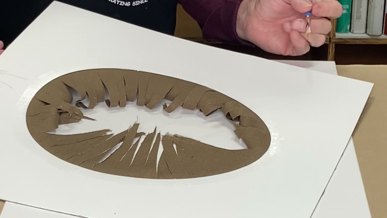 Fabric Mat Wrapping Demo Pt  2