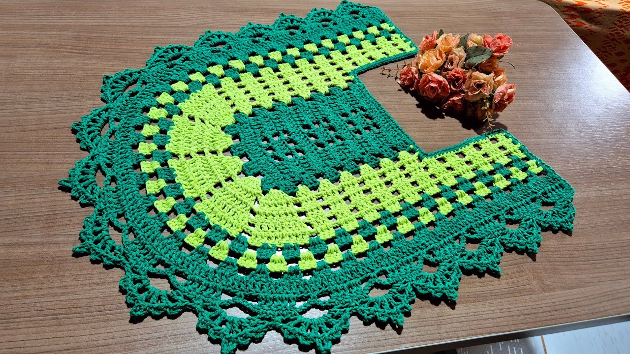 jogo de Banheiro SOFIA/ tapete pé da pia / Passo a Passo