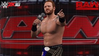 WWE 2K16 Brock Lesnar takes Heath Slater to Suplex City! (RAW August 1, 2016 Custom Scenario)