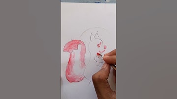 squirrel Drawing | How to Draw Squirrel #shorts