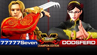 【ストVCE】 77777Seven [ vega バルログ ] vs [ 春麗 チュンリー chun-li ] DODSFERD 【スト5CE】