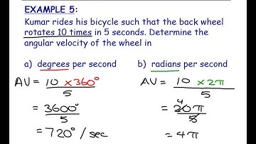 4.1 - Arc Length and Angular Velocity