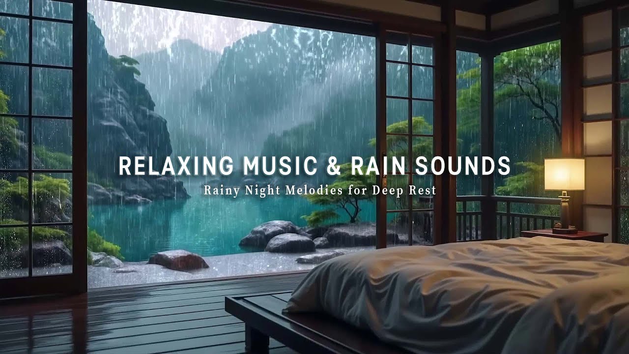 Relaxing Music for Sleep – Gentle Rain & Soft Piano for Deep Rest ...