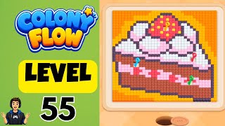 Colony flow Level 55 Full Walkthrough Solution
