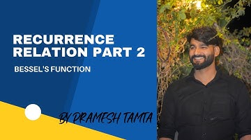 RECURRENCE RELATION OF  BESSEL