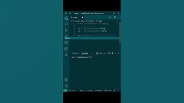 How to concatenate two string in python