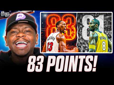 NBA made sure Bam Adebayo had a historic night with 83 points …  #bamadebayo #nbcsports 