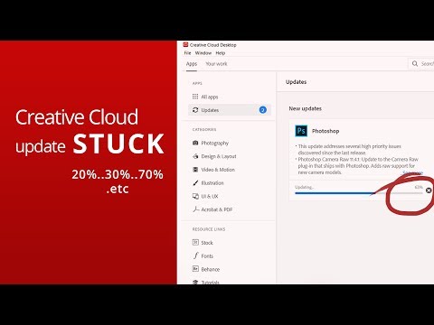 Creative Cloud Update Stuck