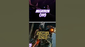 Megatron (TFP) VS Scourge (ROTB) #transformersprime