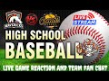 High school varsity baseball live  catonsville comets vs eastern technical school