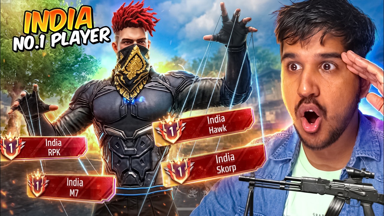 I BECAME INDIAS NO.1 PLAYER IN NEW GUNS || NEW GUNS CHALLENGE IN FREE FIRE || DESI GAMERS