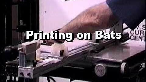 Model F1-DC - Screen Printer - Printing Bats