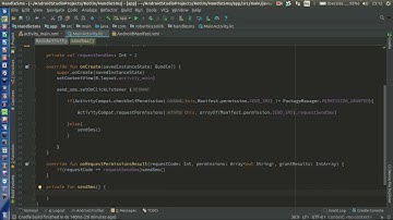 Android Kotlin Usage Tutorial #093 - Send SMS