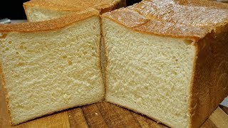 【パン作り】オーバーナイト中種法で作る生食パン / Fresh cream bread with overnight leaven