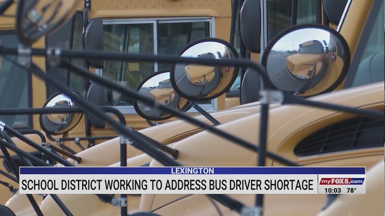 Lexington school district works to address bus driver shortage - YouTube