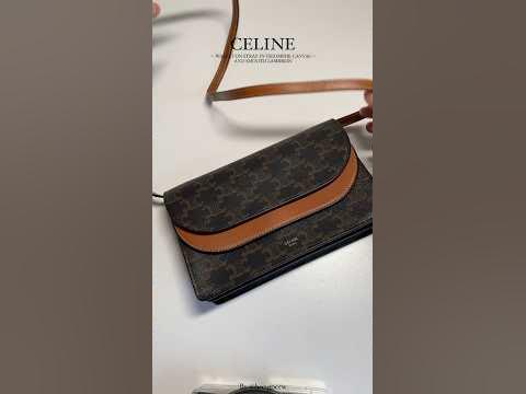 📦💥UNBOXING CELINE WALLET ON STRAP #celine #celinewallet # ...