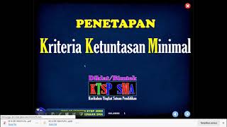 Penentuan Kriteria Ketuntasan Minimal (KKM)
