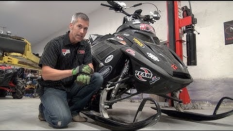 Make your snowmobile lighter!  This is how to do it.  PowerModz!