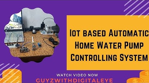 Automatic Home Water Pump Controlling System