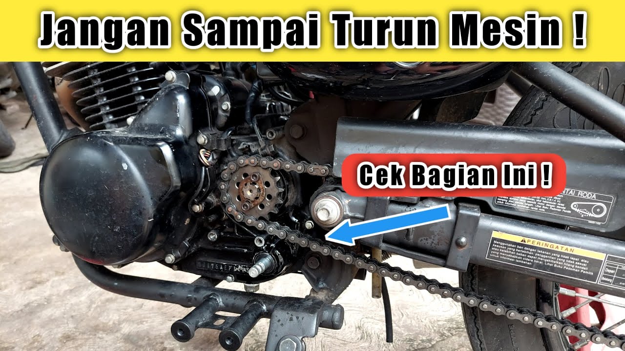 Cara Ganti Seal Gir Depan dan Sil Perseneleng Motor Kawasaki W175