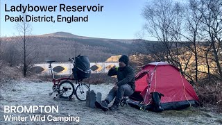 Winter solo wild camping with a Brompton bike