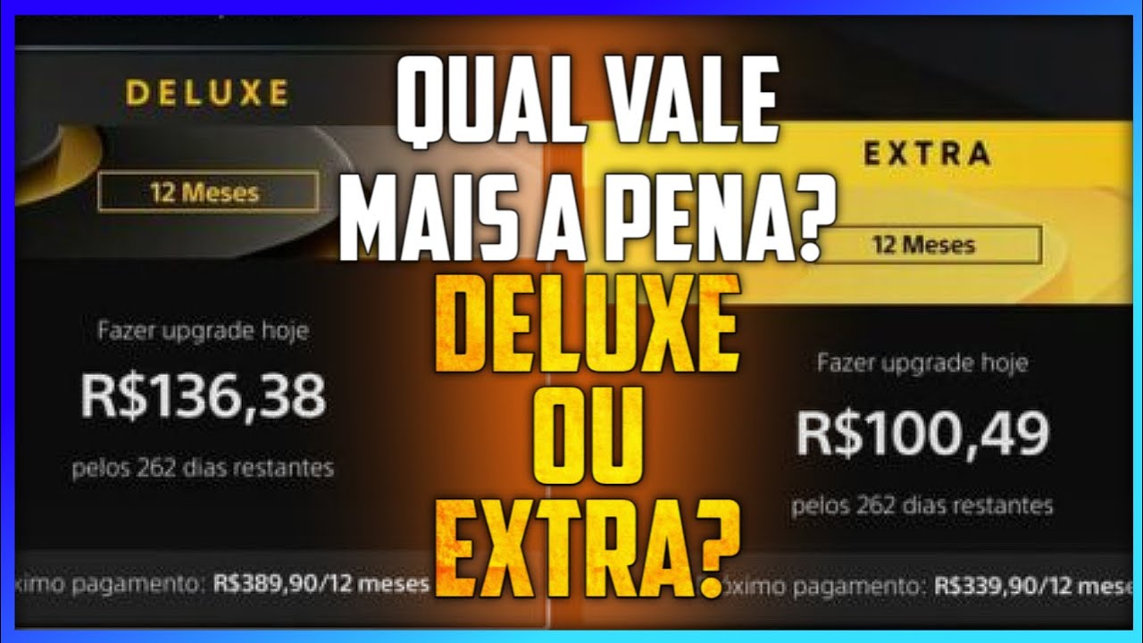 QUAL PLANO DA NOVA PS PLUS VALE MAIS A PENA? EXTRA OU DELUXE?