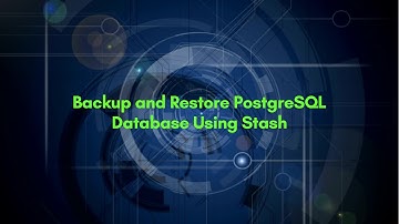 Backup and Restore PostgreSQL Database Using Stash | Kubernetes Native Backup & Restore Solution