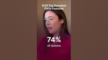 Which Donation Form Feature Makes Donors 74% more Likely to Donate? #donatebutton #fundraising