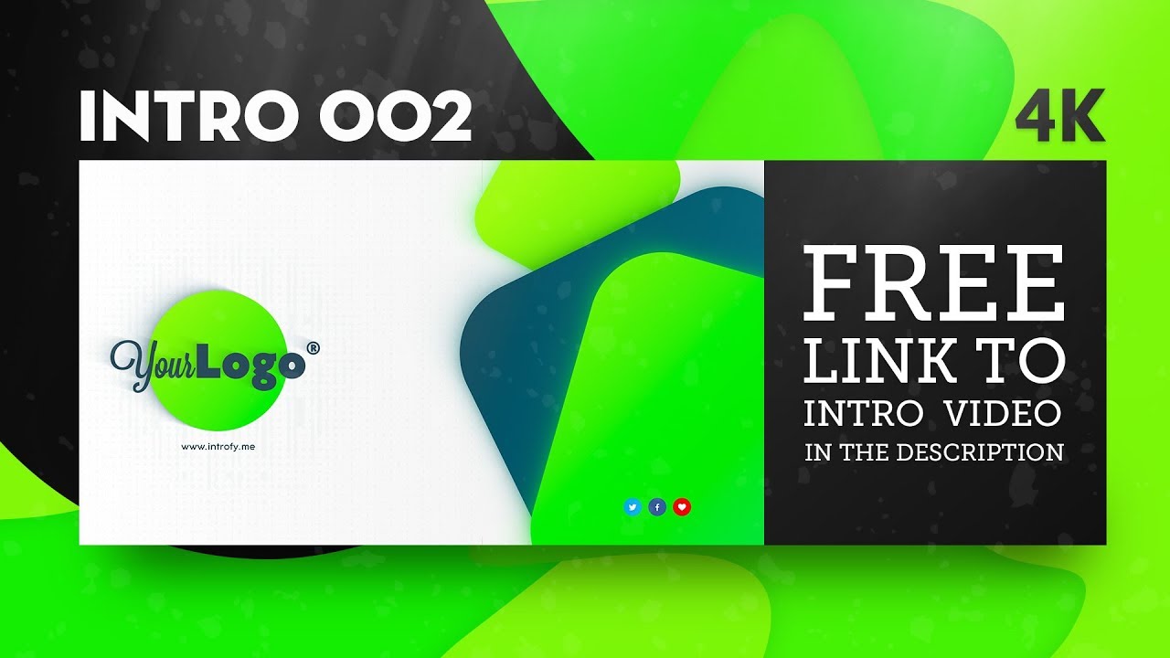 Free After Effects Intro Template 002 - With Tutorial | 2019 - YouTube