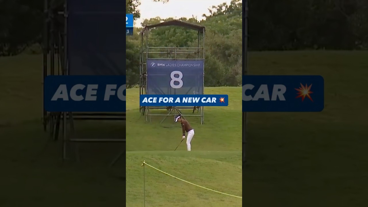 Andrea Lee is taking home a bonus MINI from the BMW Ladies Championship in Korea 🚙