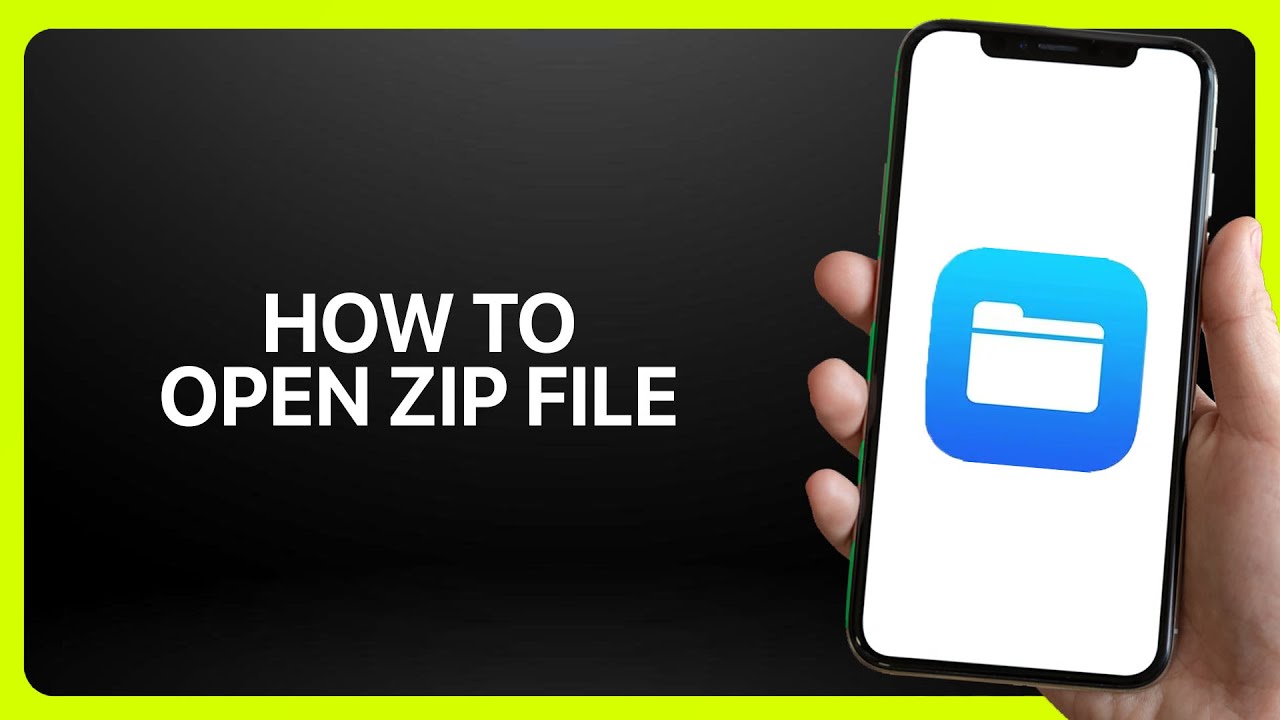 How To Open ZIP File In iPhone Files App 2025! tutorial - YouTube