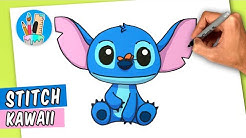Como Dibujar A Stitch Paso A Paso Dibujos Faciles Kawaii