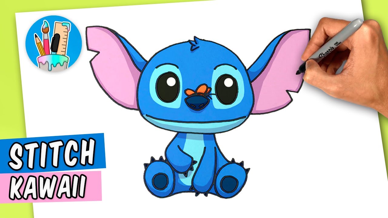 COMO DIBUJAR A STITCH I muy facil 