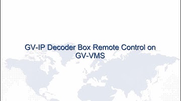 GV-IP Decoder Box Remote Control on GV-VMS