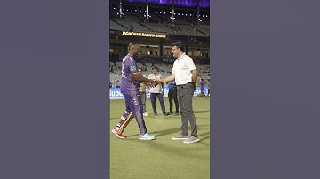 Andre Russell & Sourav Ganguly Meeting in Eden | #AmiKKR | #TATAIPL2025 | #KKRvRR | #ZiddKiNayiHadd