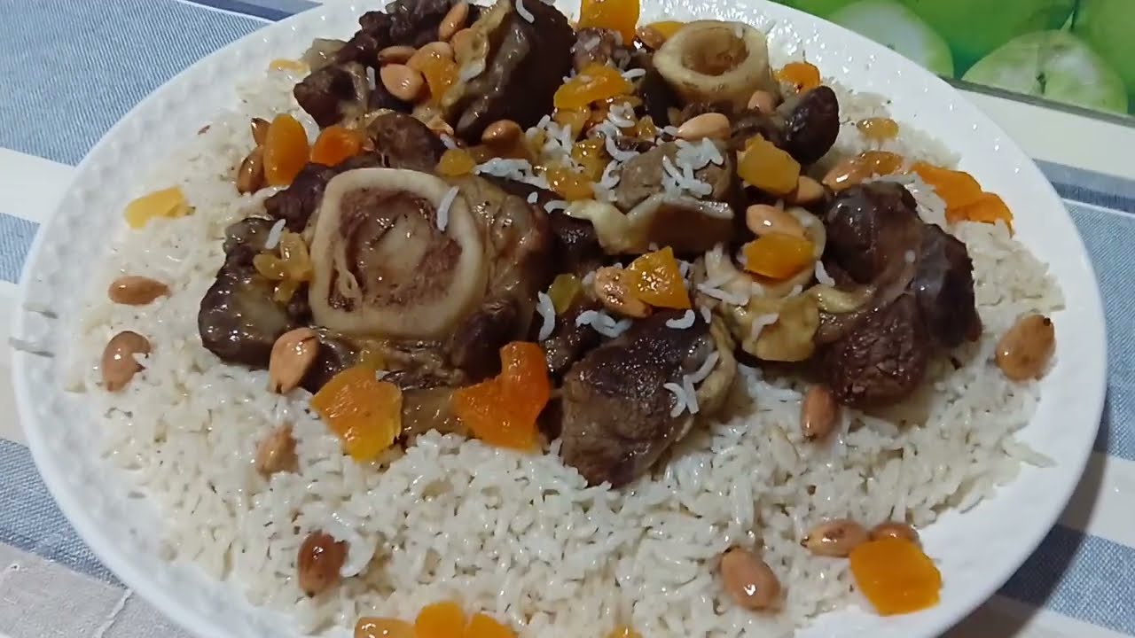 مارو باللحم الابل على طريقة الصحرواية الارز باللحم كيجي روووعة سهل التحضير 😋